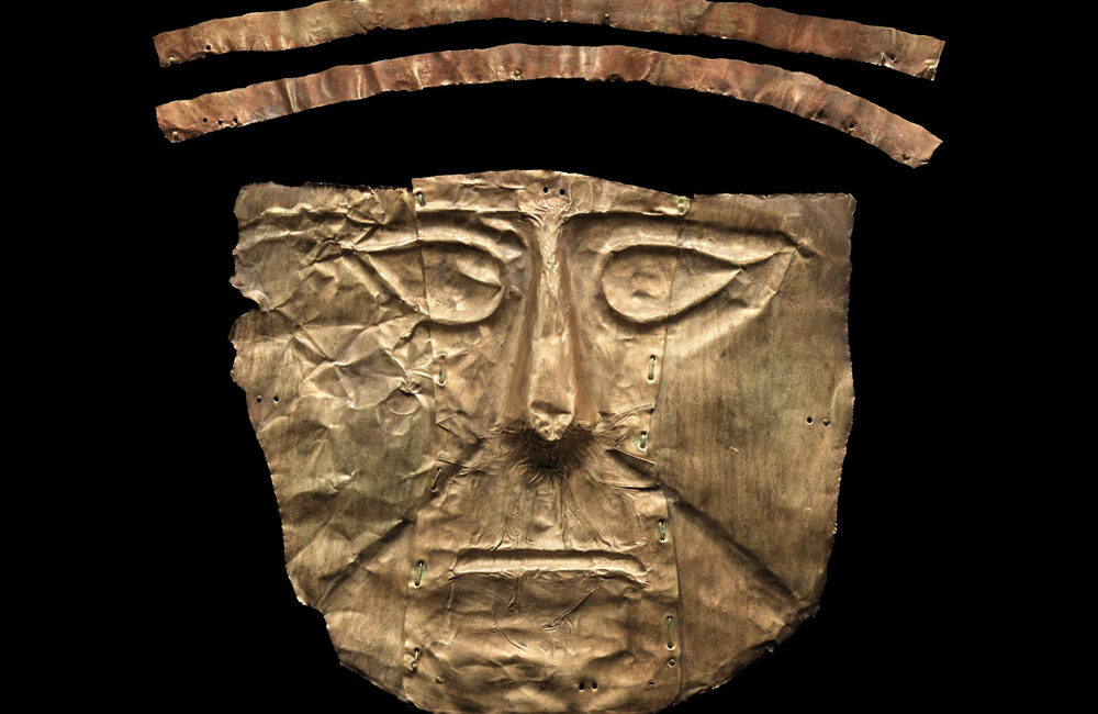 Masque en or Chimu Lambayeke